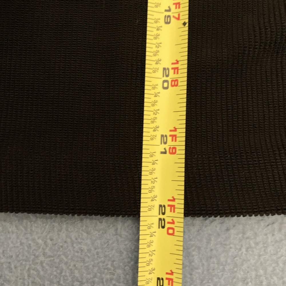 Private Edition by Chico's Black Ribbed Long Sleeve Stretchy Top‎ - SZ 2 (L/12) - Picture 11 of 11